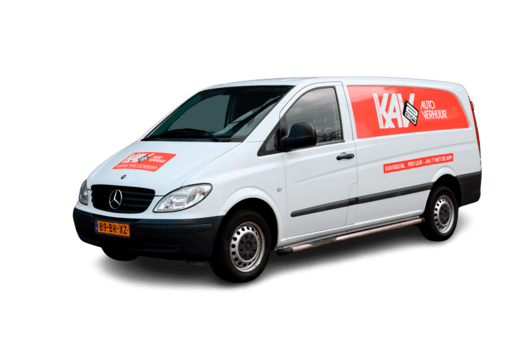 Verhuur bus voor het vervoeren van meubels | Mercedes Vito 6 m3